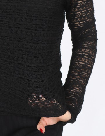 Bluza Pieces, negru