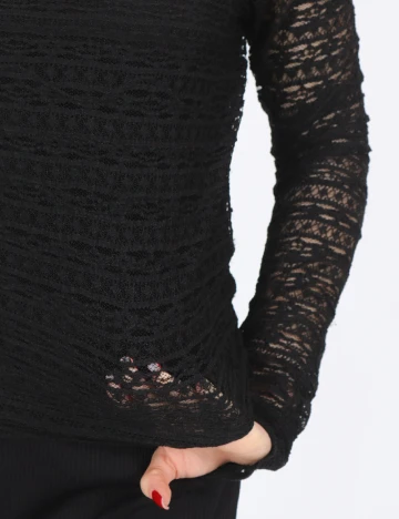 Bluza Pieces, negru