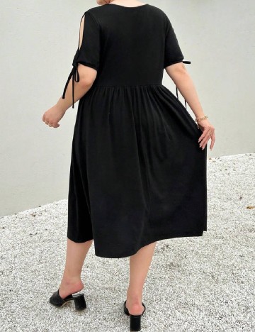 Rochie medie SHEIN CURVE, negru