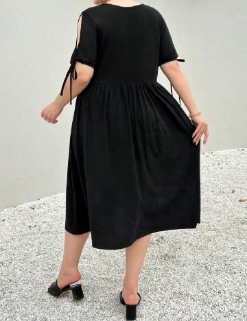 Rochie medie SHEIN CURVE, negru Negru