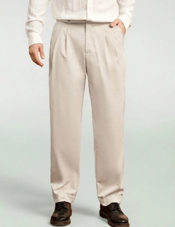 
						Pantaloni SHEIN, crem
