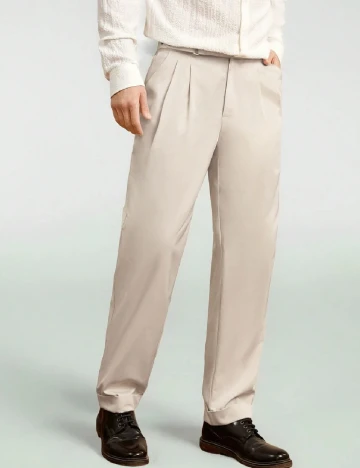 Pantaloni SHEIN, crem