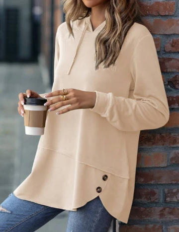 Hanorac SHEIN, crem Crem