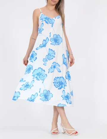 Rochie medie Vero Moda, alb