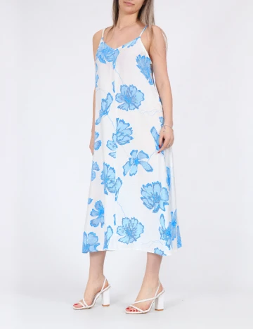 Rochie medie Vero Moda, alb