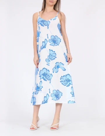 Rochie medie Vero Moda, alb