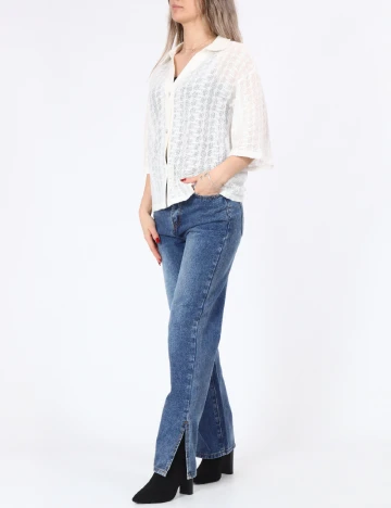 Bluza Pieces, alb