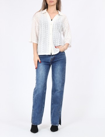Bluza Pieces, alb