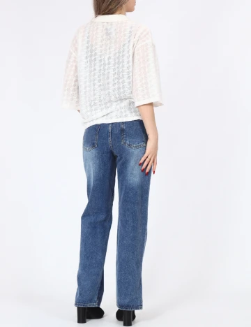 Bluza Pieces, alb