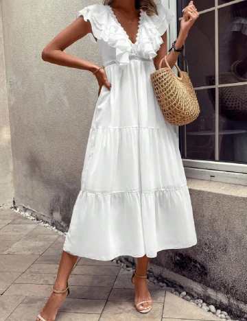 Rochie lunga SHEIN, alb