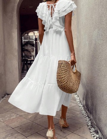 Rochie lunga SHEIN, alb
