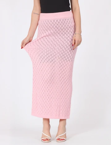 Fusta Vero Moda, roz Roz
