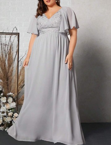 
						Rochie lunga SHEIN CURVE, gri