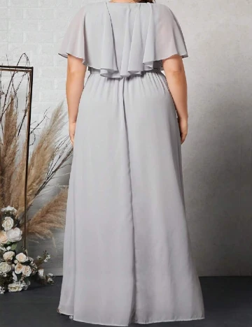 Rochie lunga SHEIN CURVE, gri