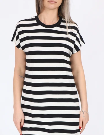 Rochie lunga Jack&Jones, alb/negru