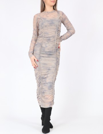 Rochie lunga Noisy May, bej