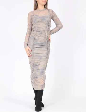 Rochie lunga Noisy May, bej