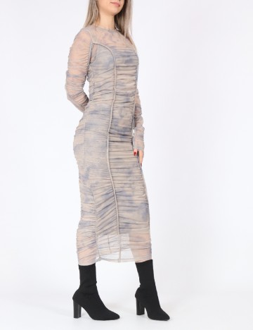 Rochie lunga Noisy May, bej