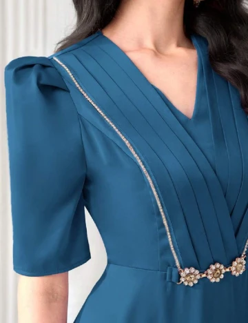 Rochie lunga SHEIN, turcoaz Albastru