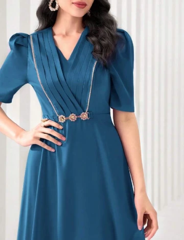 Rochie lunga SHEIN, turcoaz Albastru