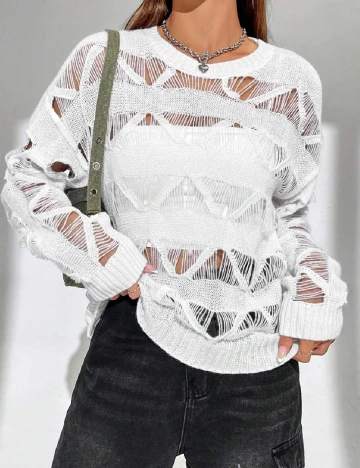 Bluza SHEIN, alb