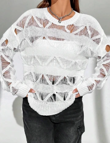 Bluza SHEIN, alb