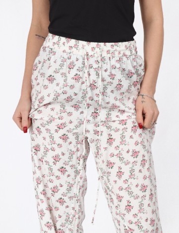 Pantaloni Pieces, floral print