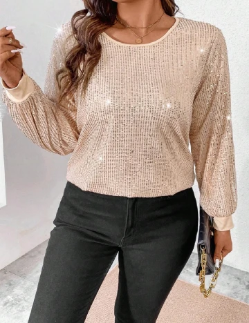 Bluza SHEIN CURVE, crem