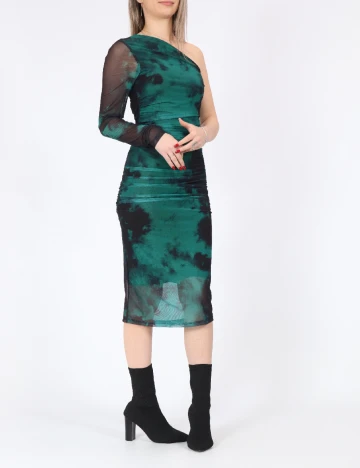 Rochie medie Noisy May, verde Verde