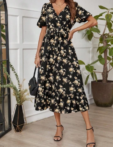 Rochie medie SHEIN, negru