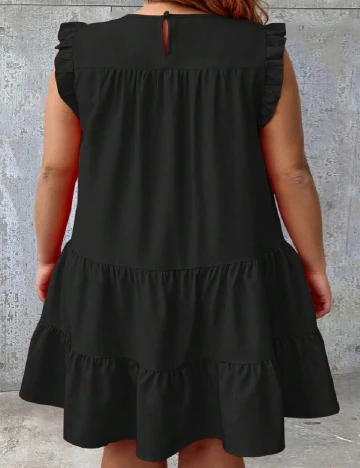 Rochie scurta SHEIN CURVE, negru