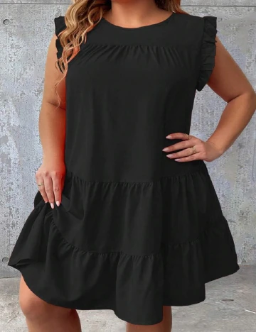 Rochie scurta SHEIN CURVE, negru
