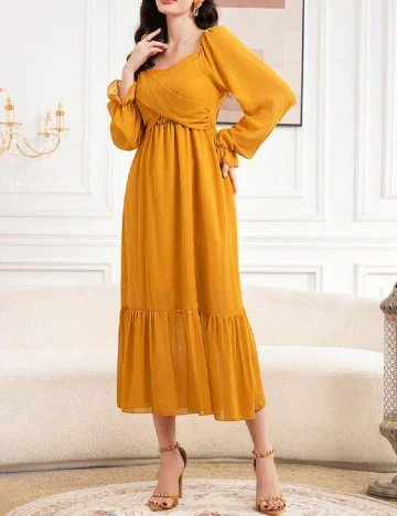 Rochie lunga SHEIN, galben