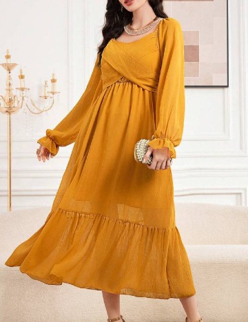 Rochie lunga SHEIN, galben