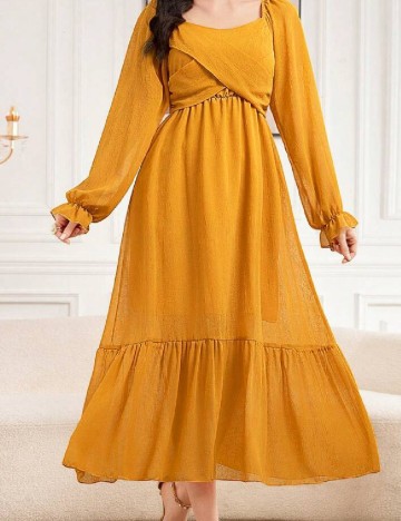Rochie lunga SHEIN, galben