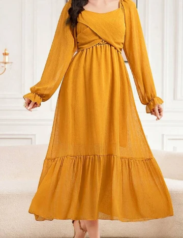 Rochie lunga SHEIN, galben