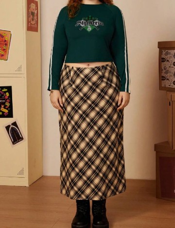 Bluza SHEIN CURVE, verde
