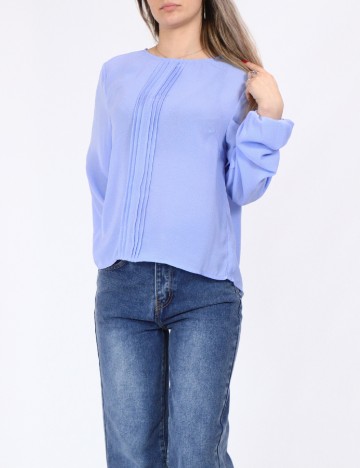 Bluza Pieces, albastru