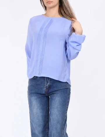 Bluza Pieces, albastru