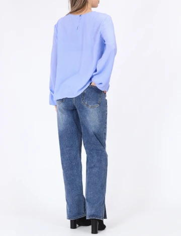 Bluza Pieces, albastru