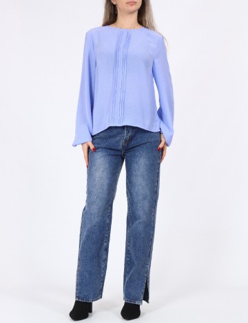 Bluza Pieces, albastru