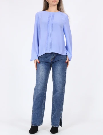 Bluza Pieces, albastru