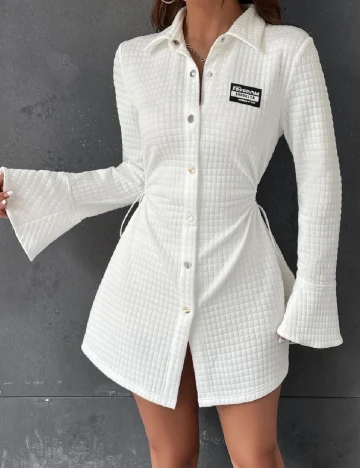 Rochie scurta SHEIN, alb