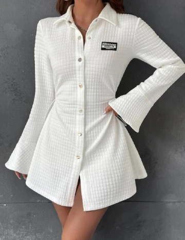 Rochie scurta SHEIN, alb