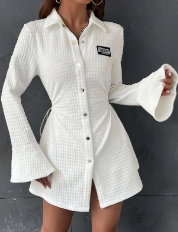 Rochie scurta SHEIN, alb
