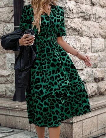 Rochie medie SHEIN, verde