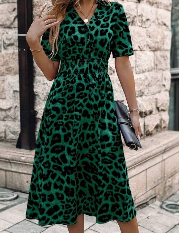 Rochie medie SHEIN, verde