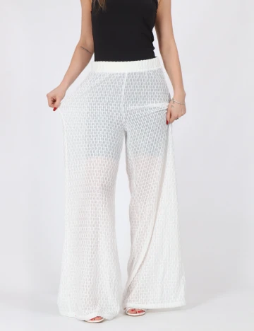 Pantaloni Vero Moda, alb