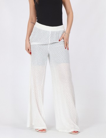Pantaloni Vero Moda, alb