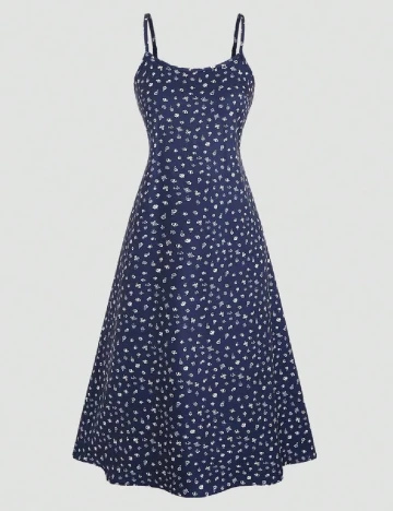 Rochie medie SHEIN, bleumarin